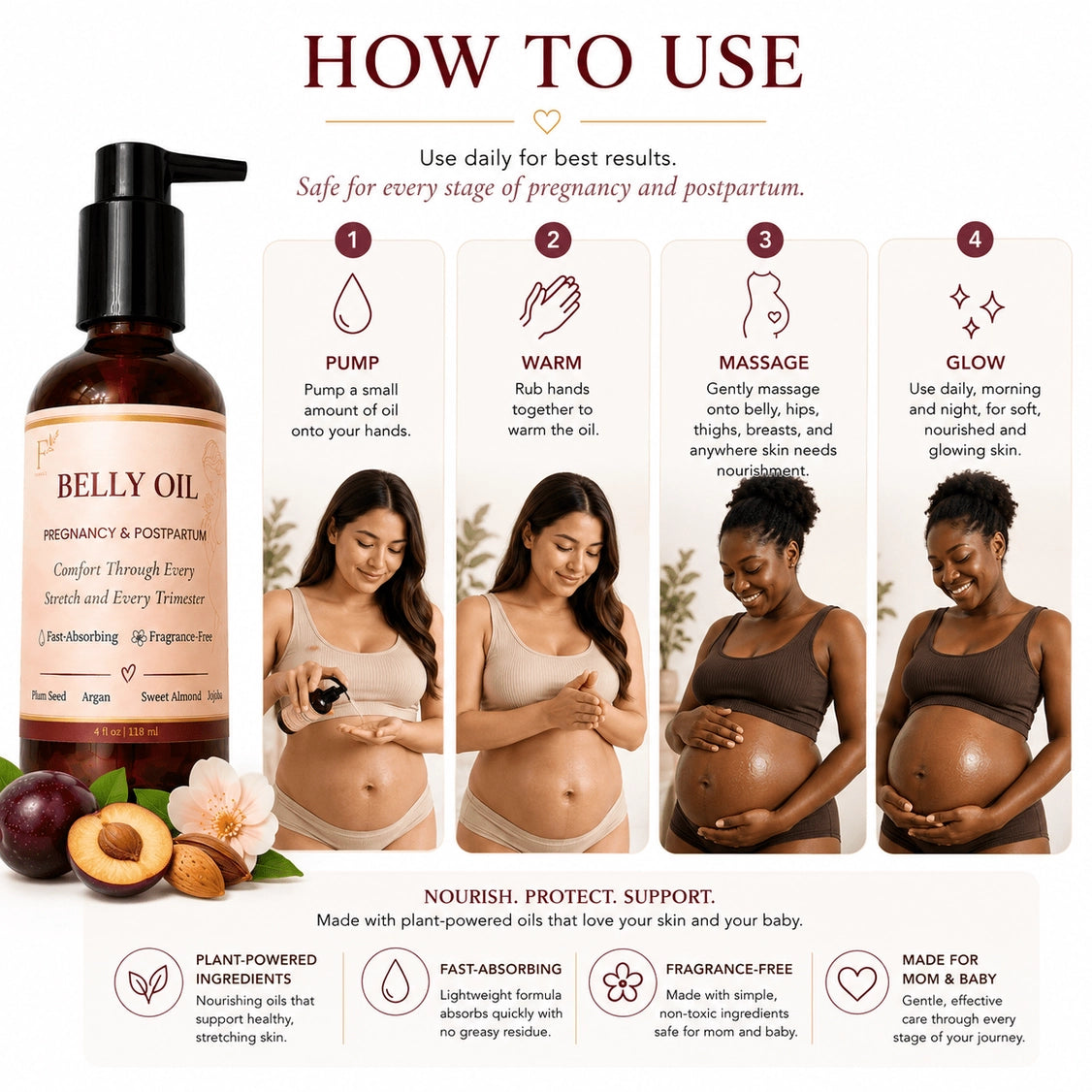 Pregnancy & Postpartum Belly Oil