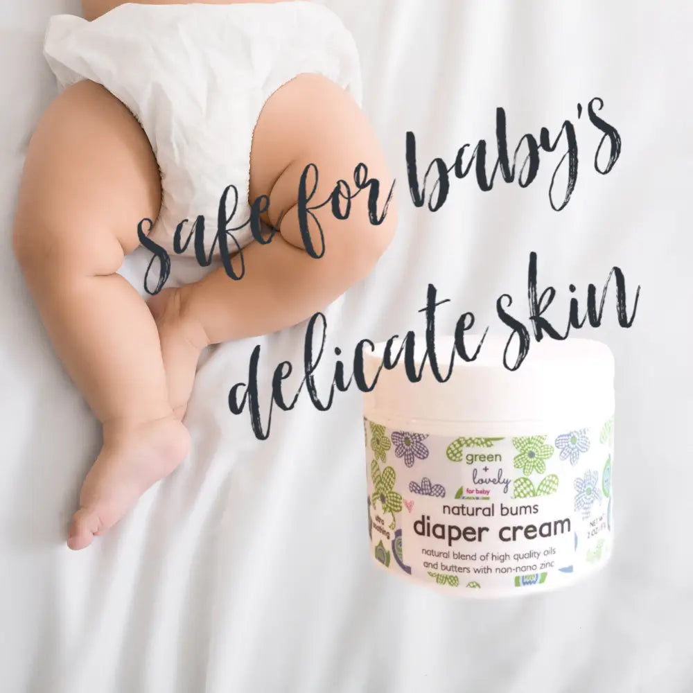 Natural Bums Diaper Rash Cream - Non-Nano Zinc